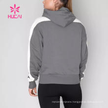 Custom Logo Women Pullover Hoodie Fleece Gym Cotton Running Hoodies